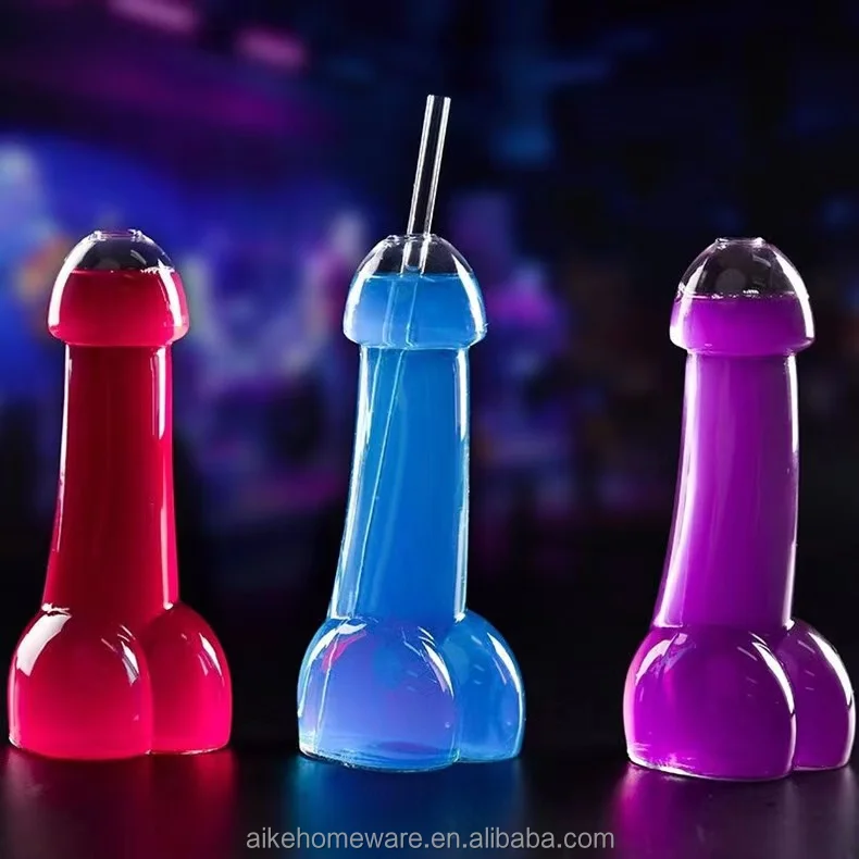 Buy Wholesale China Creative Penis Shape Glass Bottle Bar Ware Dick  Cocktail Wine Glass Pure High Borosilicat Bottle Penis Shaped Shot  Glassespopular & Creative Penis Shape at USD 0.9