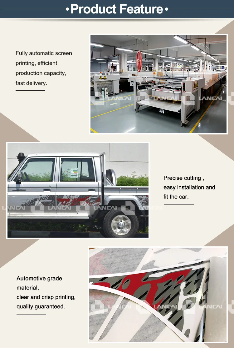 Toyota LC79 Body Stickers - Durable & Stylish Decals