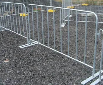 High Quality Temporary Security Fence Mobile Guardrail Crowd Control Barrier Stainless Steel Heat Treated