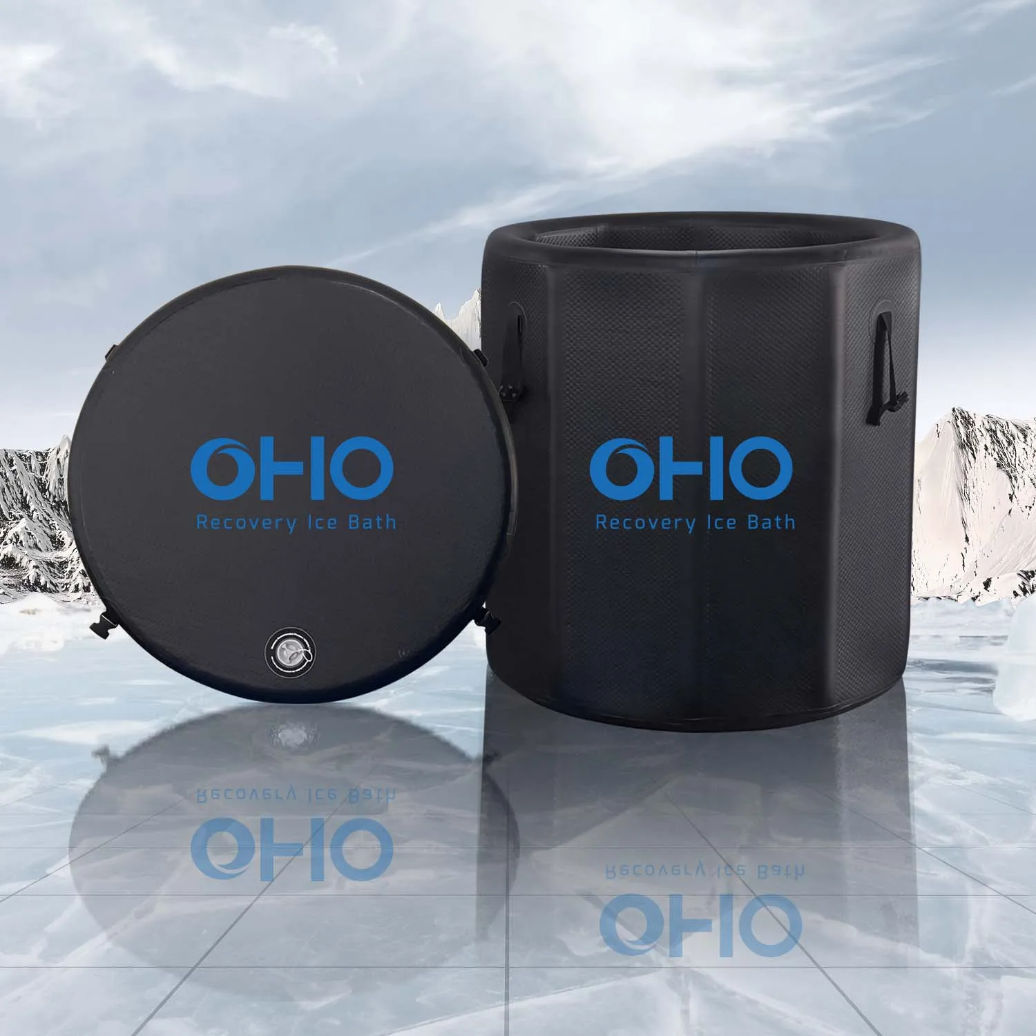 OHO 2024 Custom Ice Bath Barrel Cold Plunge Recovery Tub for Cold Therapy