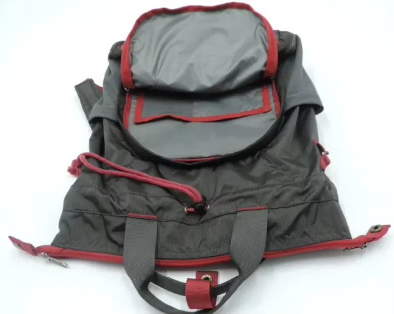 Roll-Top Waterproof Backpack with New Design for Travel and Cycling Polyester Lining Zipper Closure 20-37L Capacity