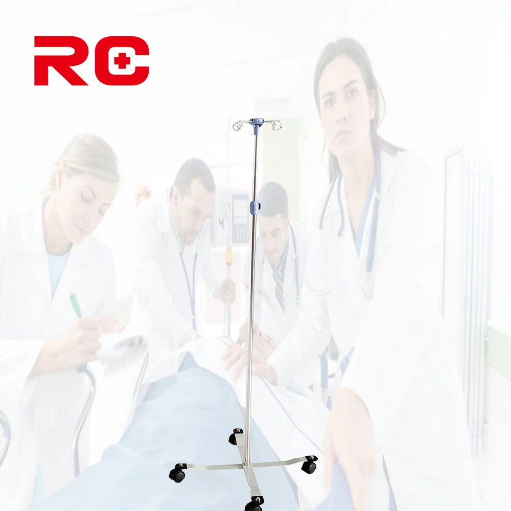 The Parts of IV Infusion Set Medical Drip Stand