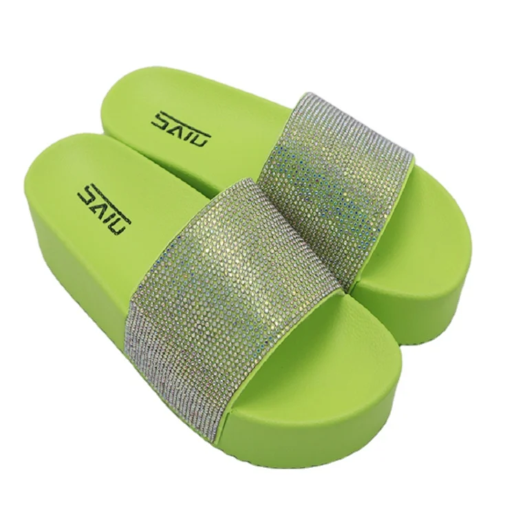 Zapatillas de tacón alto Mujeres verano medio talón pescado boca zapatillas  gruesas tacón sandalias de cuero rhinestone sandalias de mujer comprar a  buen precio — entrega gratuita, reseñas reales con fotos — Joom
