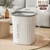 Extra Large Minimalist White Trash Can for Home Use