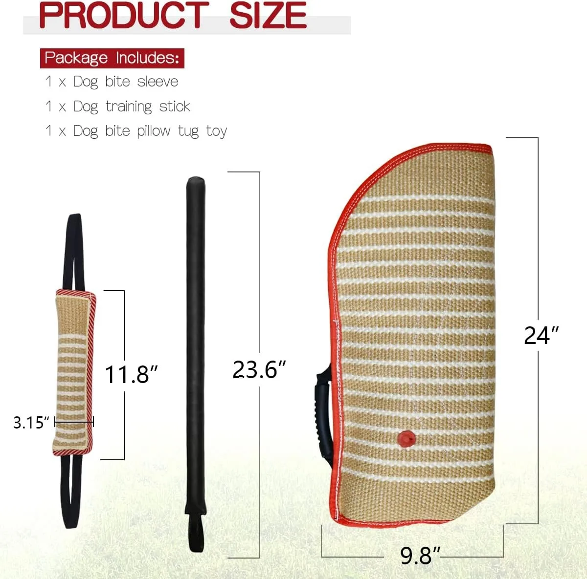 Dog Bite Sleeves for Training and Protection in Various Colors