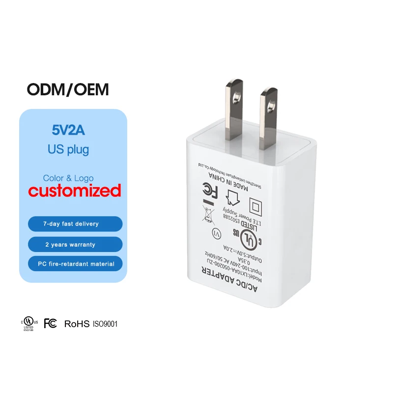 Fuente De Alimentación De 5V 2A Adaptador De CA De 10 W