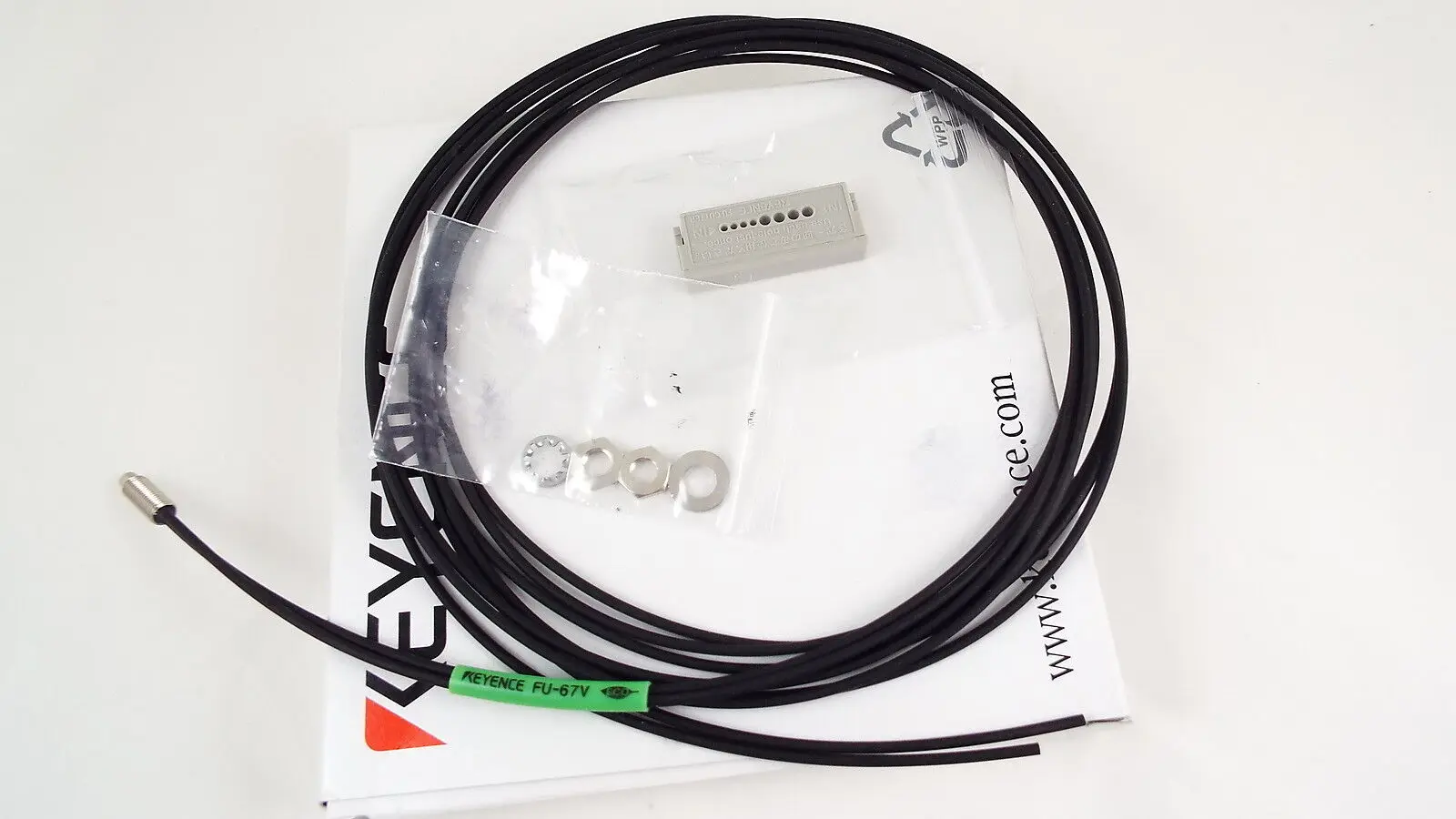 Original Keyence FU-67 Fiber Optic Sensor Digital Fiber Unit New in Box ...