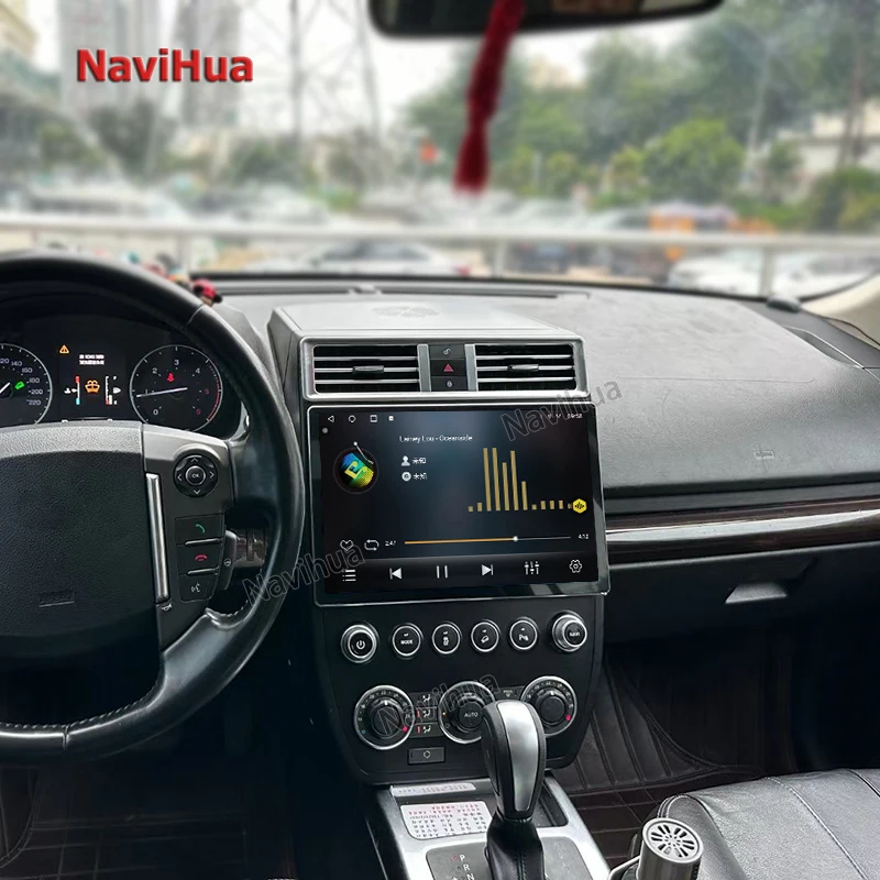NaviHua 13 Inch Touch Screen Android Multimedia Player GPS Navigation System Car Radio Stereo for Land Rover Freelander 2