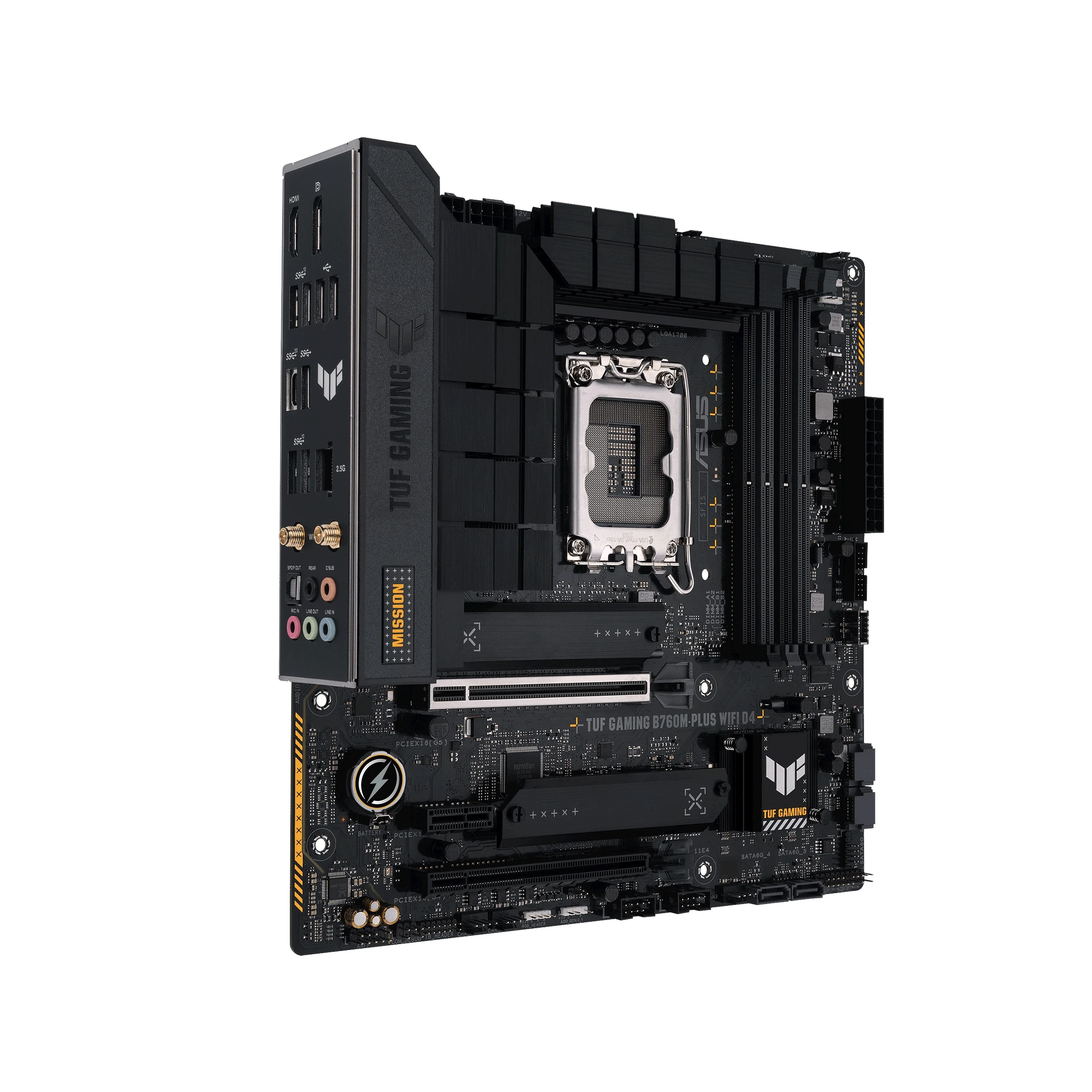 TUF Gaming B760M-PLUS WiFi D4 DIMM Desktop Micro ATX LGA 1700 Motherboard