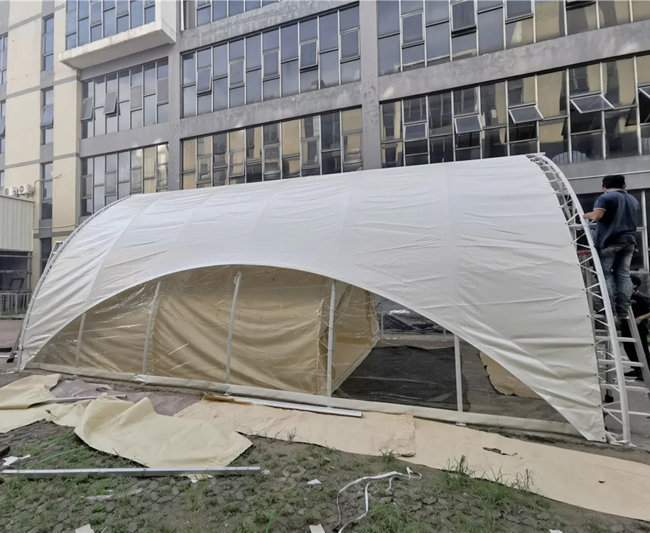 Custom Latest Design Beautiful Pvc Architecture Camping Luxury Living Home Glamping Hotel Resort Tent for Resort