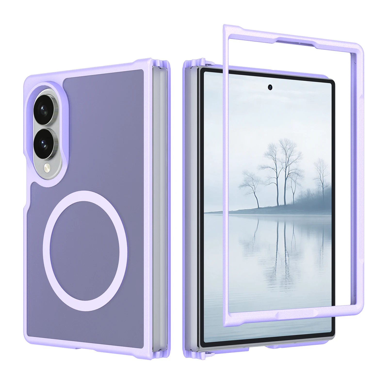 product shockproof tpupc cases for iphone 18 fold with all protections matte design all color options smooth skin touch covers-2