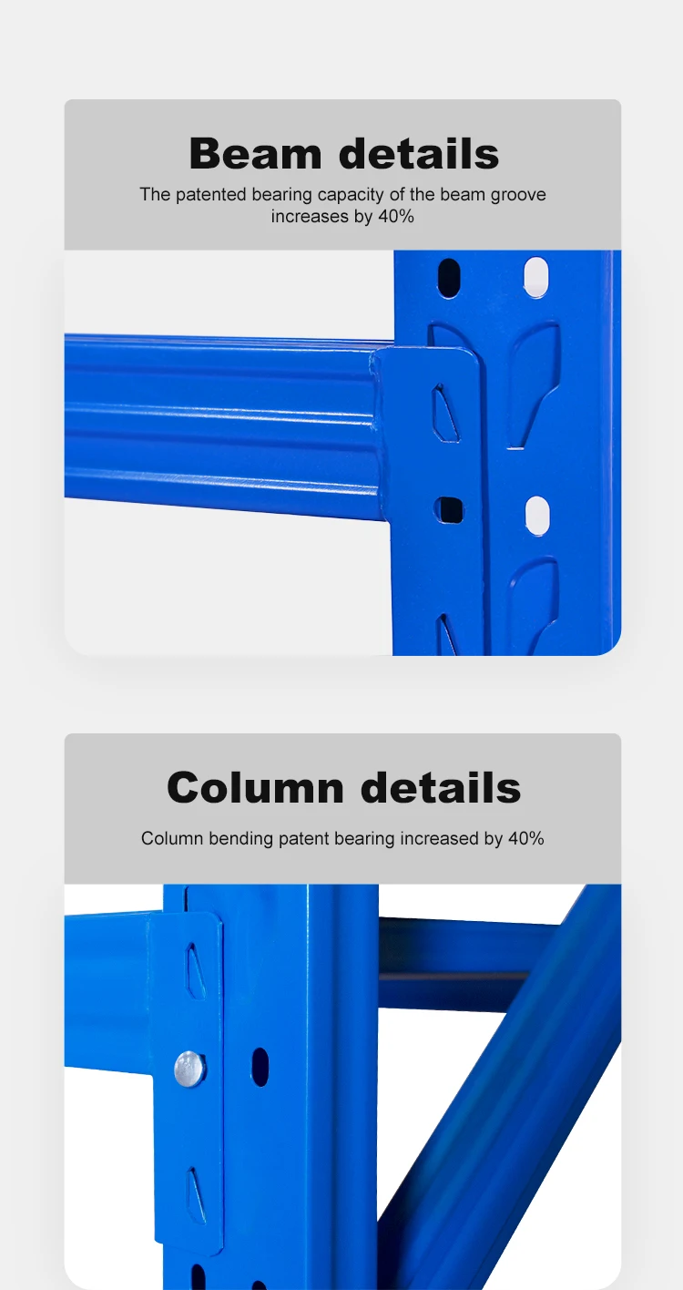 Wholesale Warehouse Shelve System Metal Light Duty Storage Rack Pallet