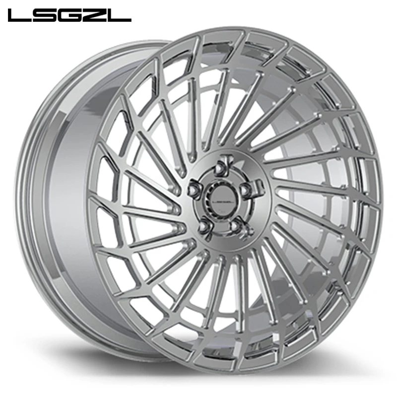 Customize Forged Alloy Passenger 5x130 5x112 5x114.3 Rims 15- 24 Inch Chrome Sport Car Wheel
