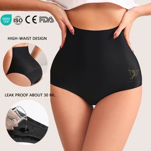 Hygieia Wholesale Women High Waist 4 Layers Culotte Menstruelle No Show Menstrual Pant Reusable Leakproof Period Panty for Women