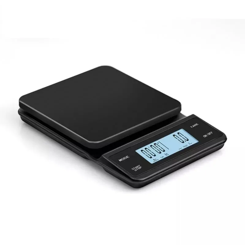 Mini Coffee Scale w/Timer USB Rechargeable 3kg/0.1g Digital Scale oz/ml/g  Units