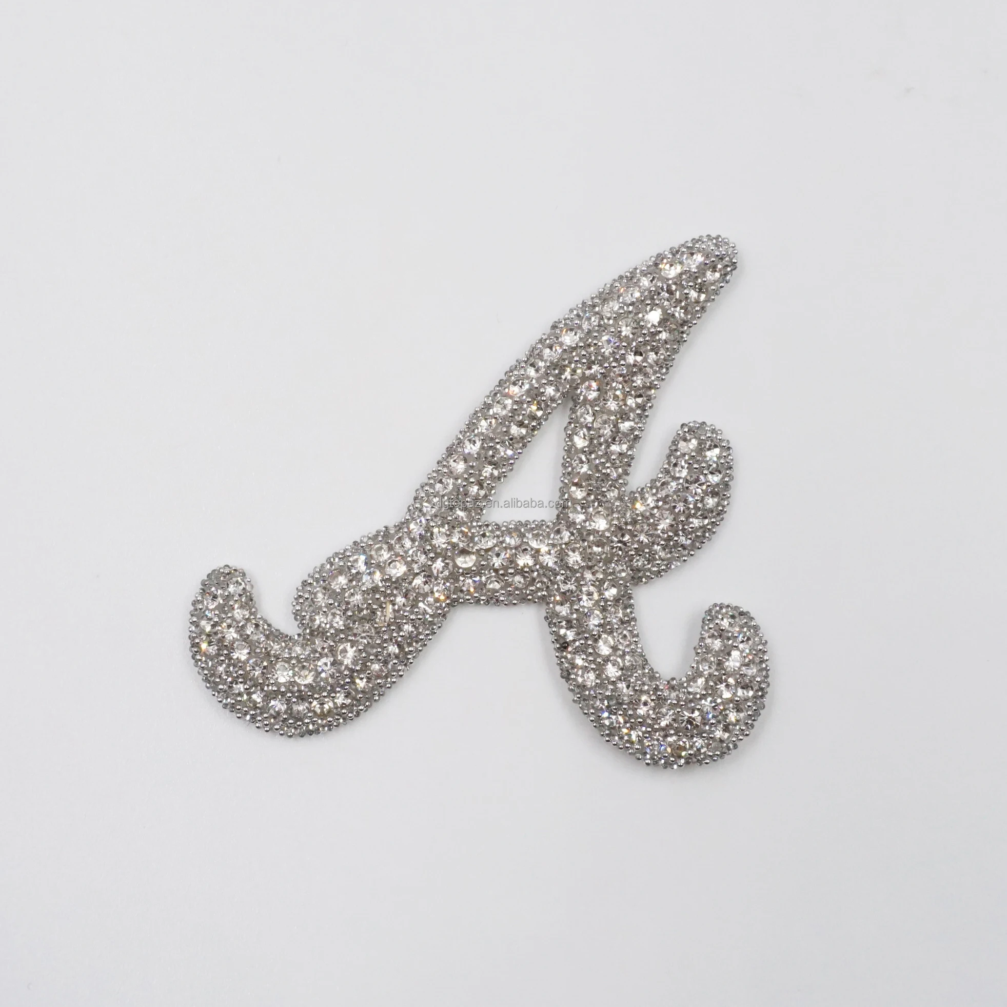 Luxury quality bling star custom iron on patches yellow adhesive sequins rhinestone star patches