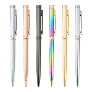 Multi-Color Sports Metal Ballpoint Pens with Custom Logo for Advertising Promotional Gift and School Supplies