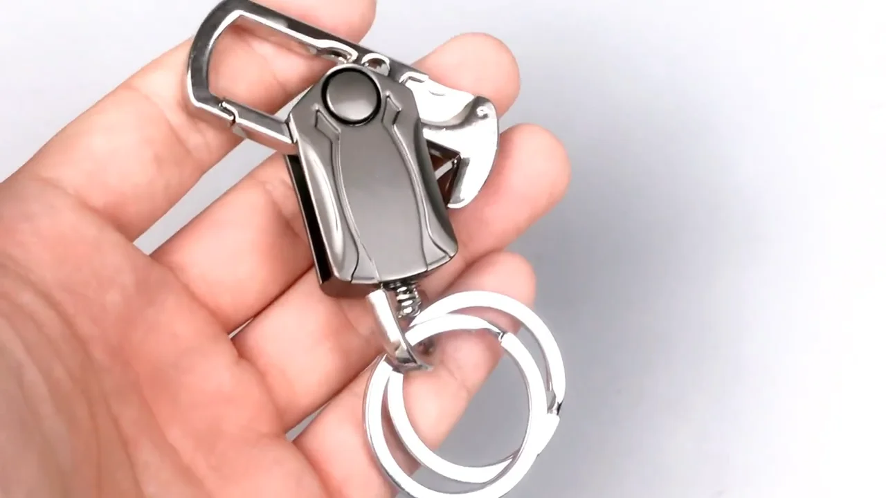 creative waist latchkey pendant key ring custom logo many