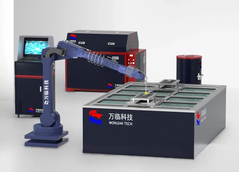 WONLEAN New Design Robot Water Jet Cutting Machine
