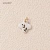 Cross Leaf Charm