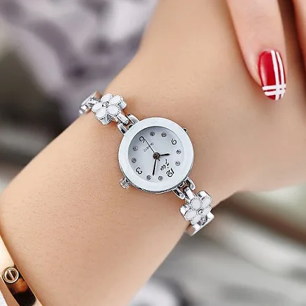Wish Best Selling New Five Leaf Flower Bangle Watches Luxury - Main Image
