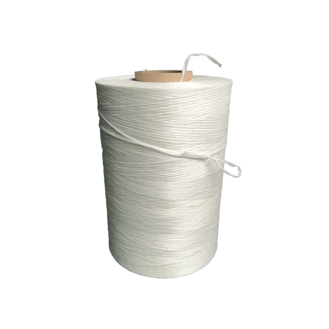 850D-1200D High Tenacity Fibrillated Polypropylene Yarn Twisted Monofilament for Knitting and Weaving Color Dyed Webbing