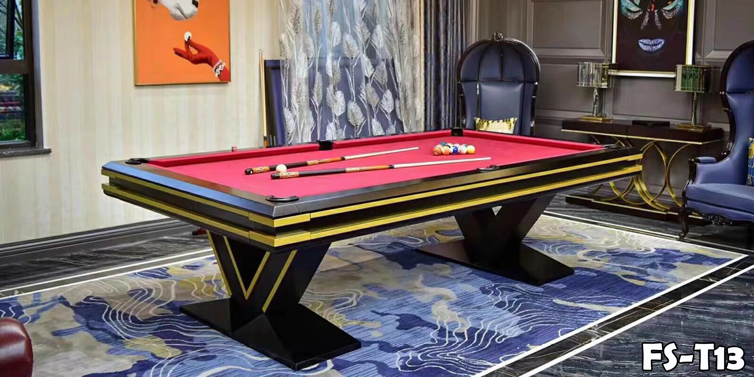 Modern Style Custom Solid Wood Slate 8ft 9ft Billiard Pool Table Buy