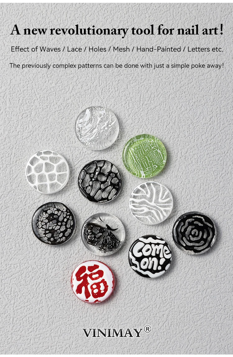 odm abstract crack poking gel polish for nail art-4