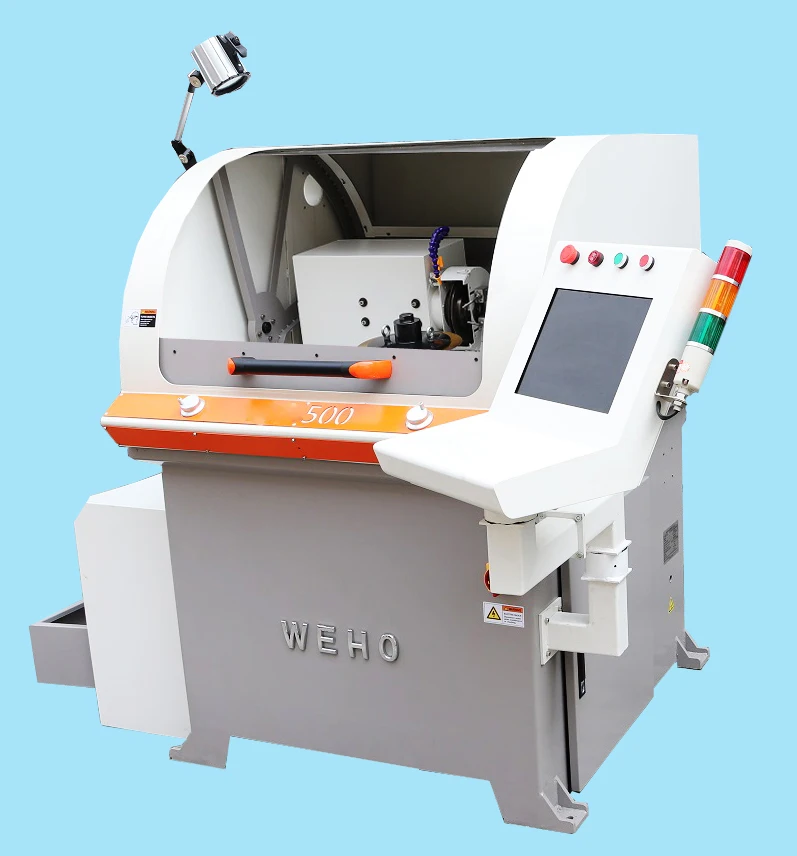 CNC автоматическая металлическая нержавеющая сталь труба бар режущий станок HSS циркулярная пила шлифовальный станок