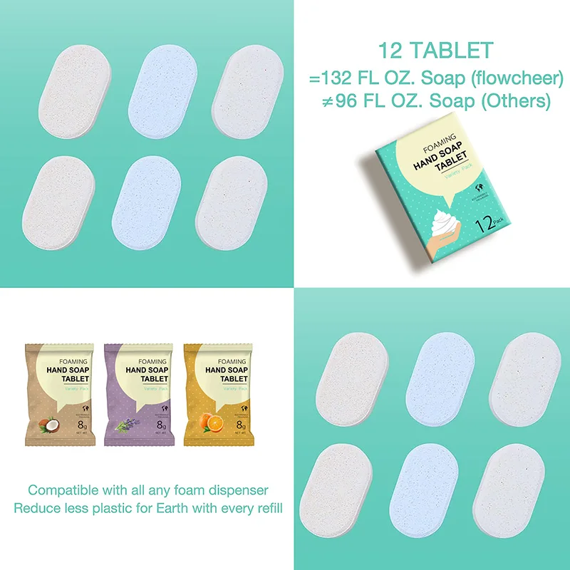Cleaner Tablet Hand Wash Foaming Hand Soap Tablet Sustainable Soap