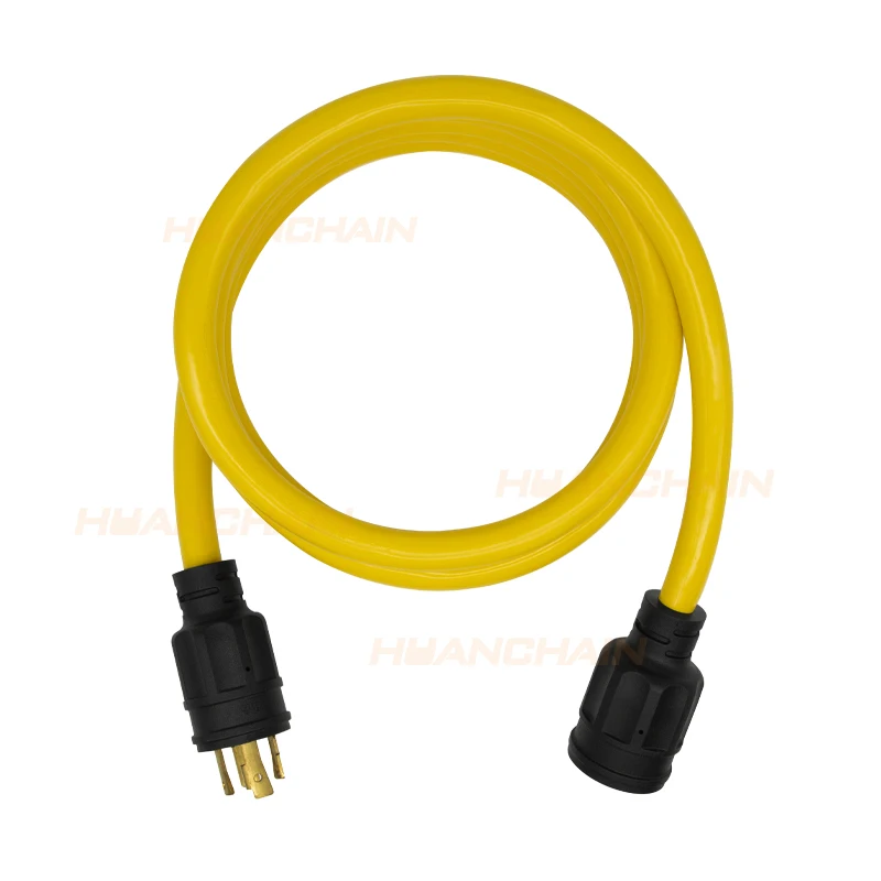 Nema Locking Generator Power Extension Cord With Twist Lock Plug