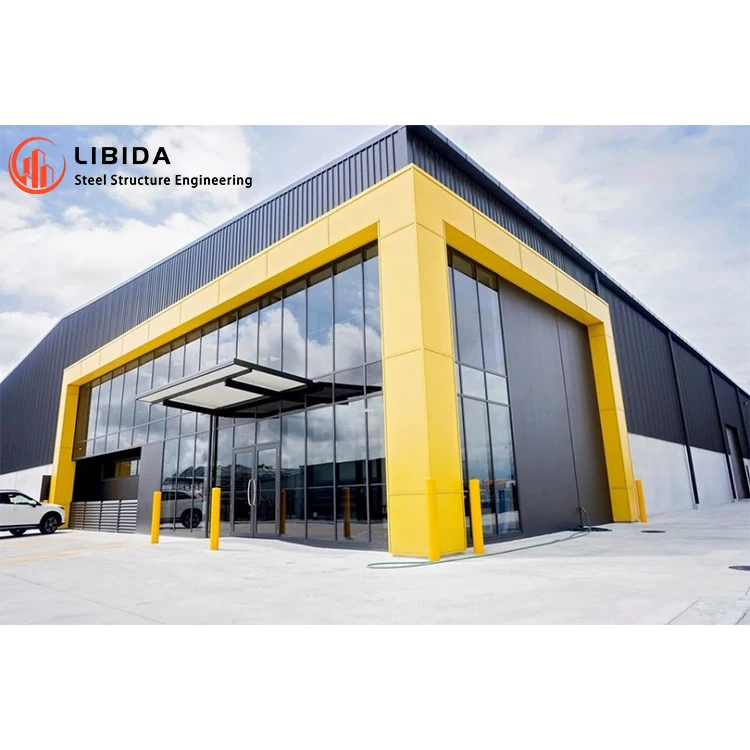 Fast Build Steel Structure Factory Light Metal Building Construction Prefabricated Workshop