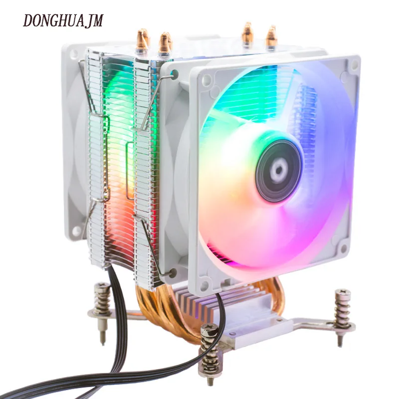 Изготовленный На Заказ 12v алюминиевый rgb с тепловым стержнем heat pipe cpu Охлаждающий Вентилятор deepcool процессорный кулер для intel LGA 1150/1151/1155/1156/1200