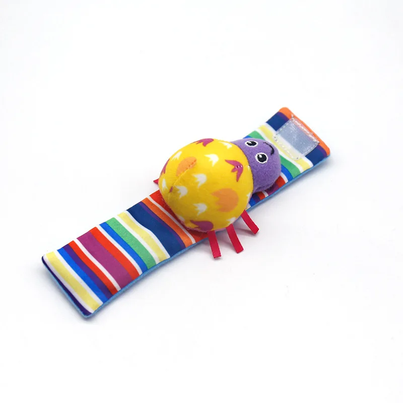 New Cartoon Socks Wrist Strap Rattles Baby Toys Newborn Infant Kids ...