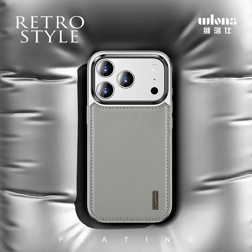 Funda suave magnética a prueba de golpes para iPhone 17/17 Pro con protección de recubrimiento metálico premium OEM/ODM/Marca privada