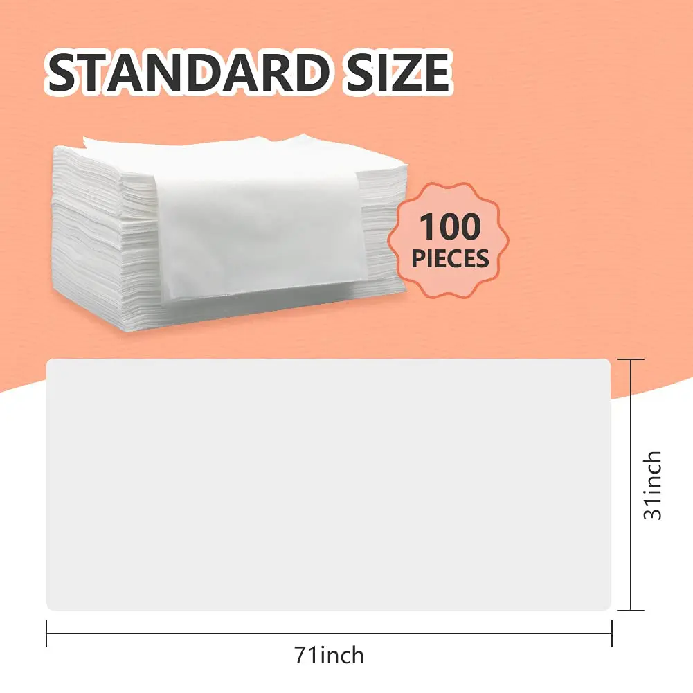 Biodegradable Bed Sheet Disposable Massage Table Cover Non-woven Fabric Sheets for Spa