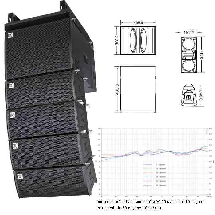 Professional Line Array Active Audio Speaker Line Array