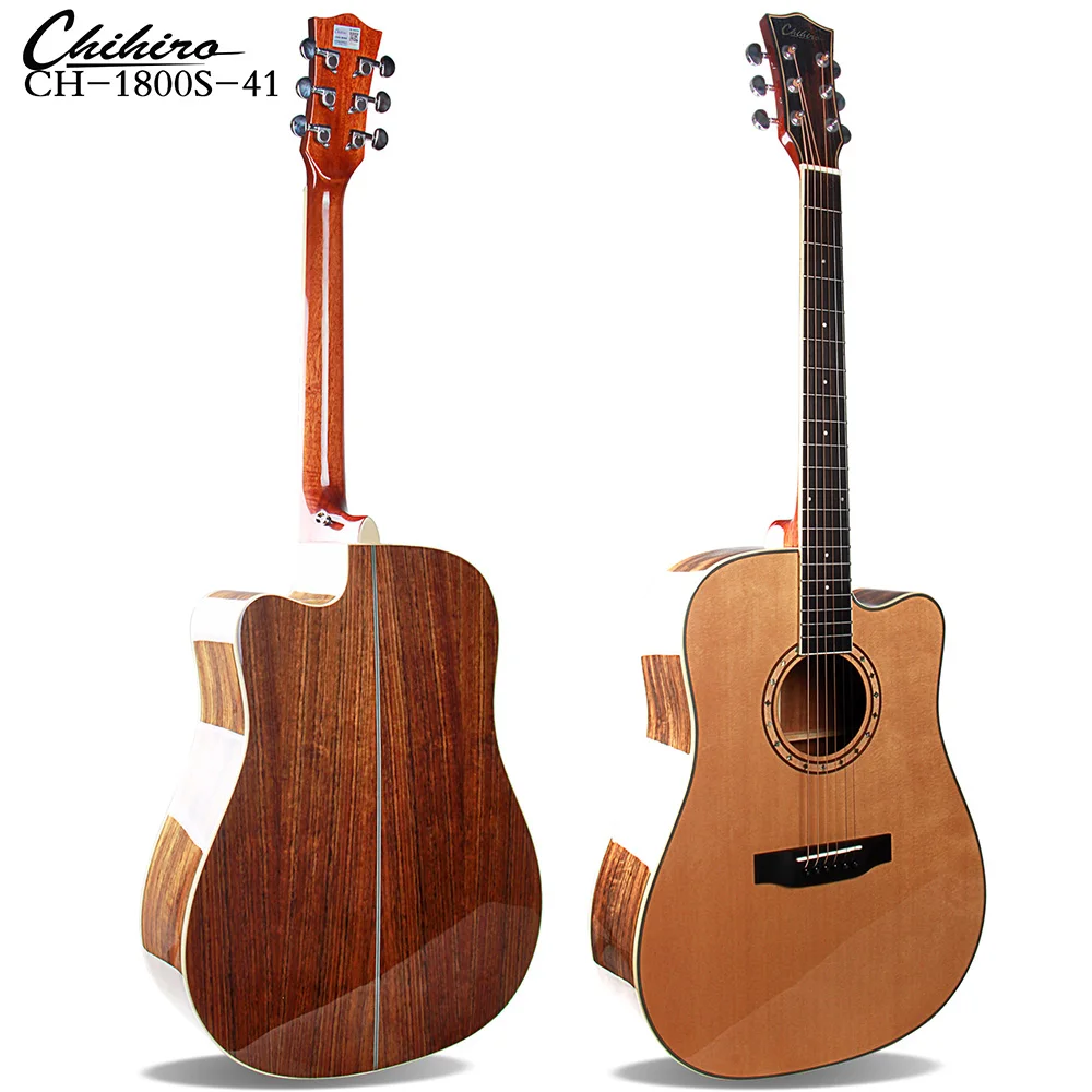 Chihiro CH-1600S-41 Acoustic Guitar - Solid Spruce & Sapele