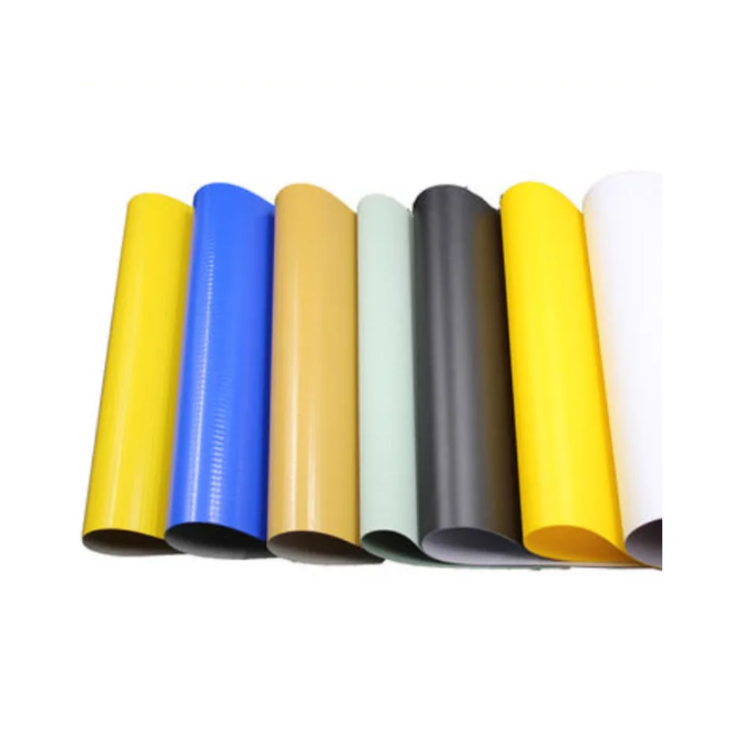 Laminated Tarpaulin Waterproof Strong Strength Polyester Canvas PVC Coated  Textile Print Fabric Use for Bag