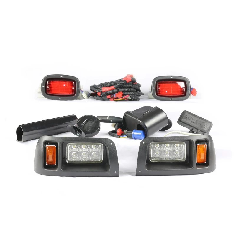 Piezas de Repuesto para Carro de Golf Luces Frontales ABS AS Luces Traseras LED Eléctricas Piezas de Repuesto para Carrito de Golf
