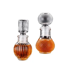 Home Bar Round Ball Shape Crystal Whiskey Wine Beer Drinking Glass Bottle Decanter Whiskey Liquor Carafe Water Jug Barware Tools