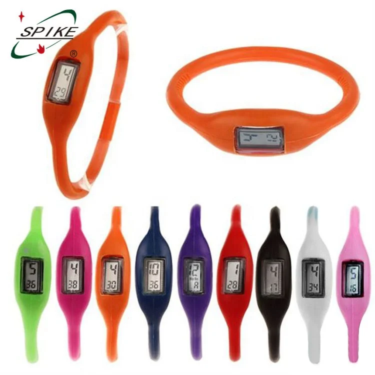 Negative Ion Sport Watch with Silicone Watch Band