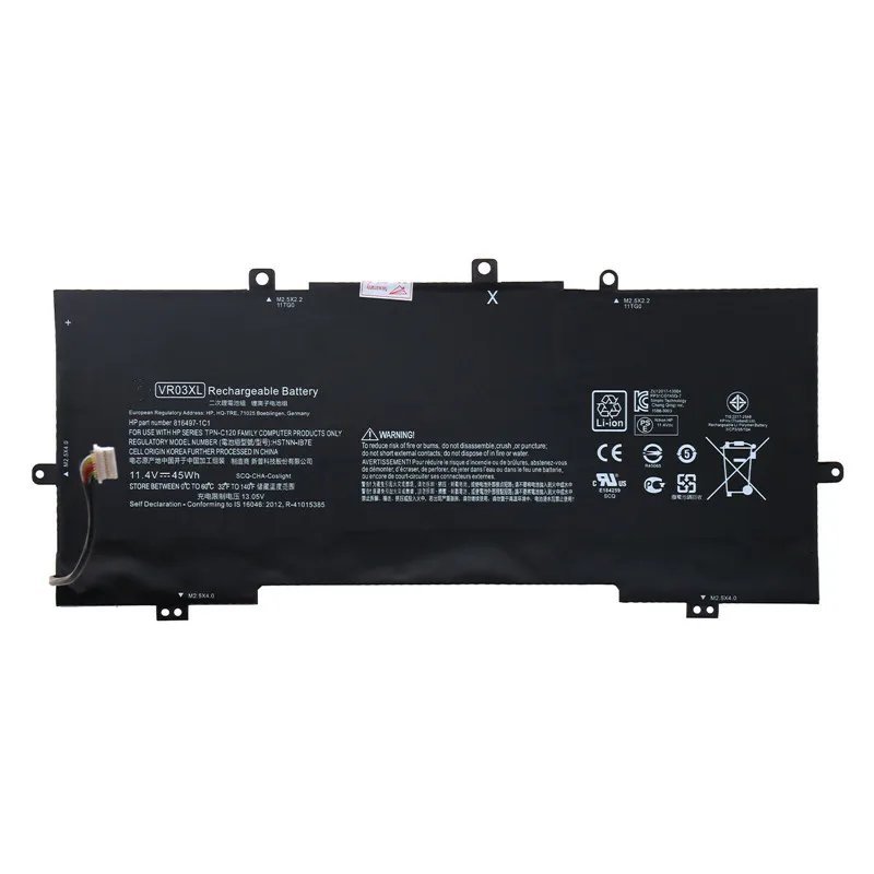 11,4 V 45WH Горячая продажа по оптовым ценам батарея VR03XL для струйного принтера Hp ENVY13-D046TU серии 816497-1C1 HSTNN-IB7E ноутбук встроенный аккумулятор
