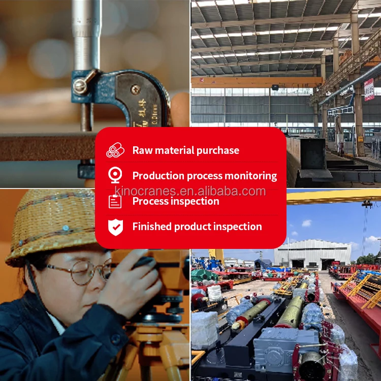 Customized Workshop Warehouse 5 10 20 Ton Modular Hoist Single Girder Bridge Overhead Crane