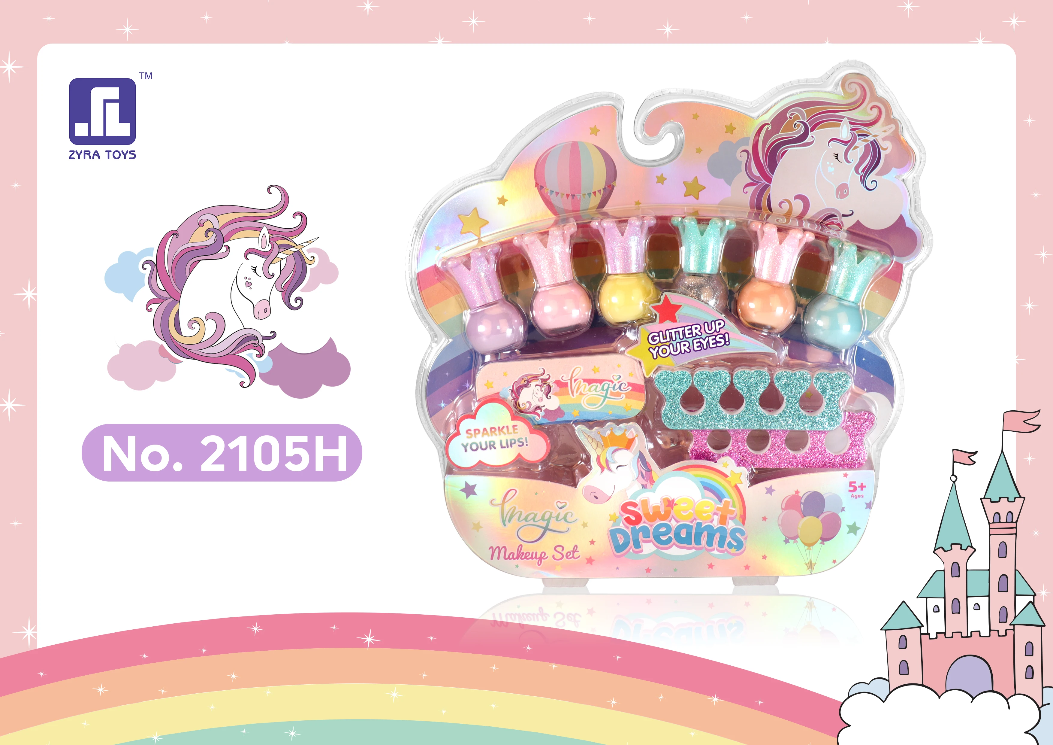 Отличная цена лак для ногтей частная марка арбуз Макияж детей декоративный косметический набор