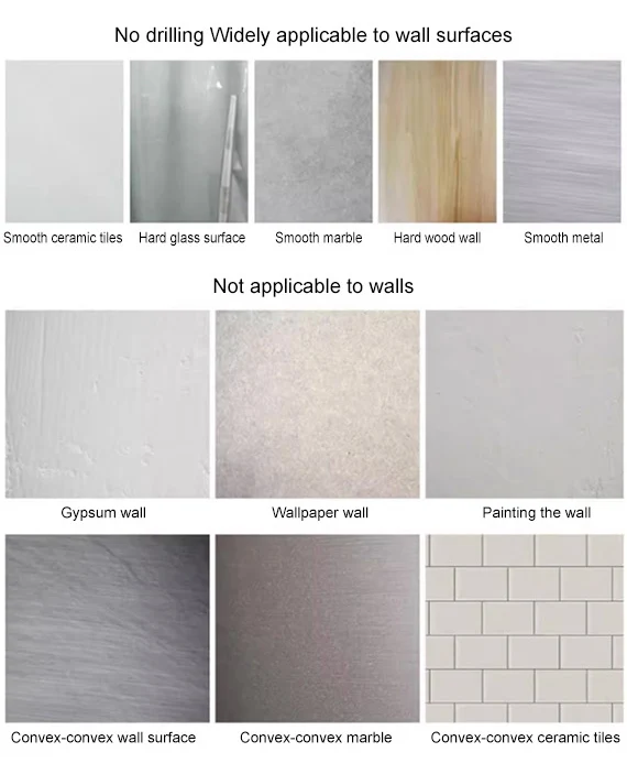 Champagne Gold Kitchen Gas Water Heater Cover Hole Plate Wall Organizer Shelf