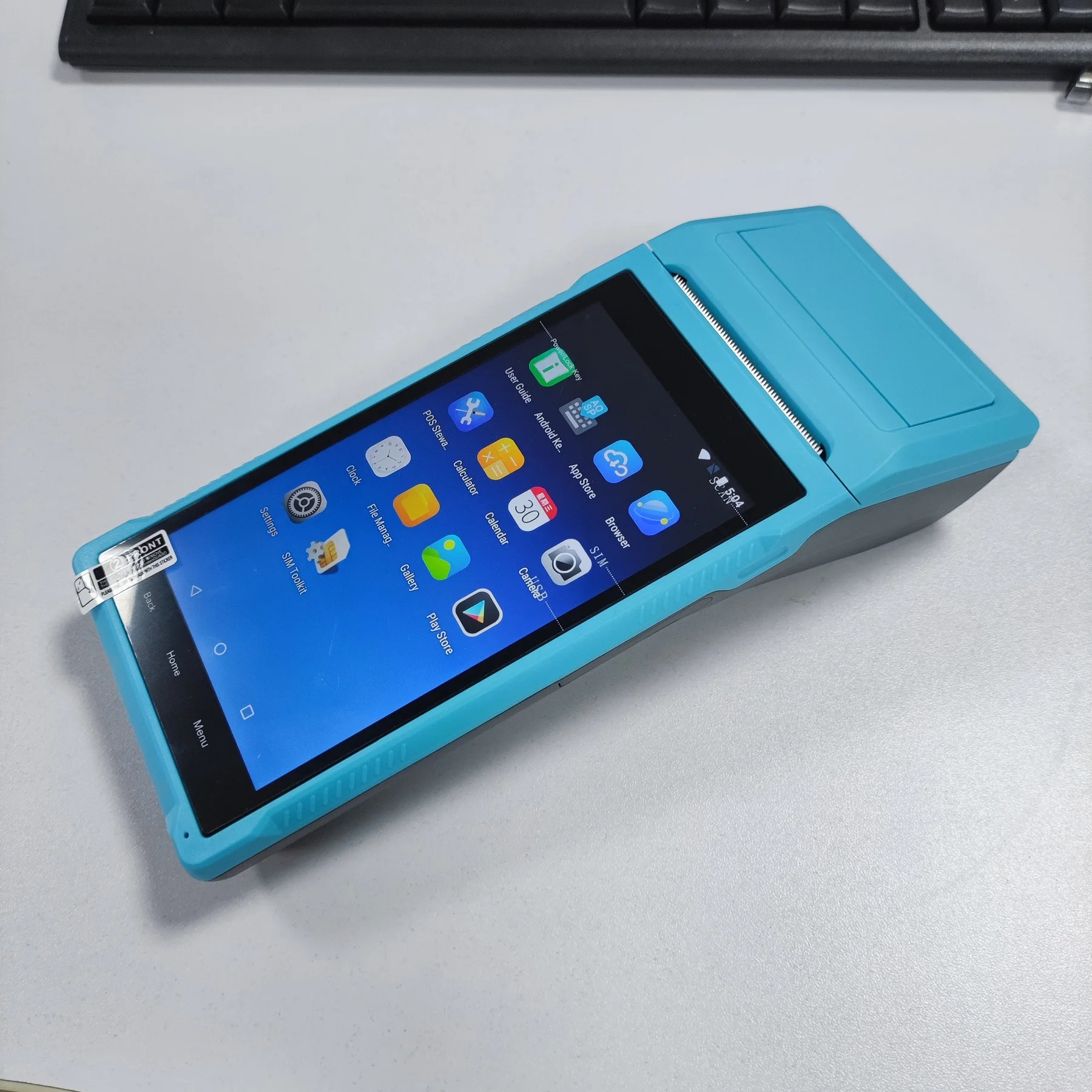 Portable Wireless POS with SIM Slot 4G POS Android 11 OS With QR Code Scanner