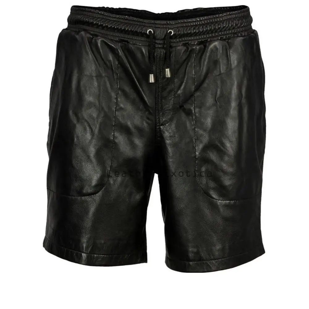 New Stylish Men Genuine Leather Short 