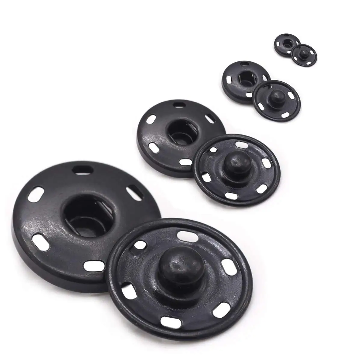 Металлические застежки для одежды 4 размера