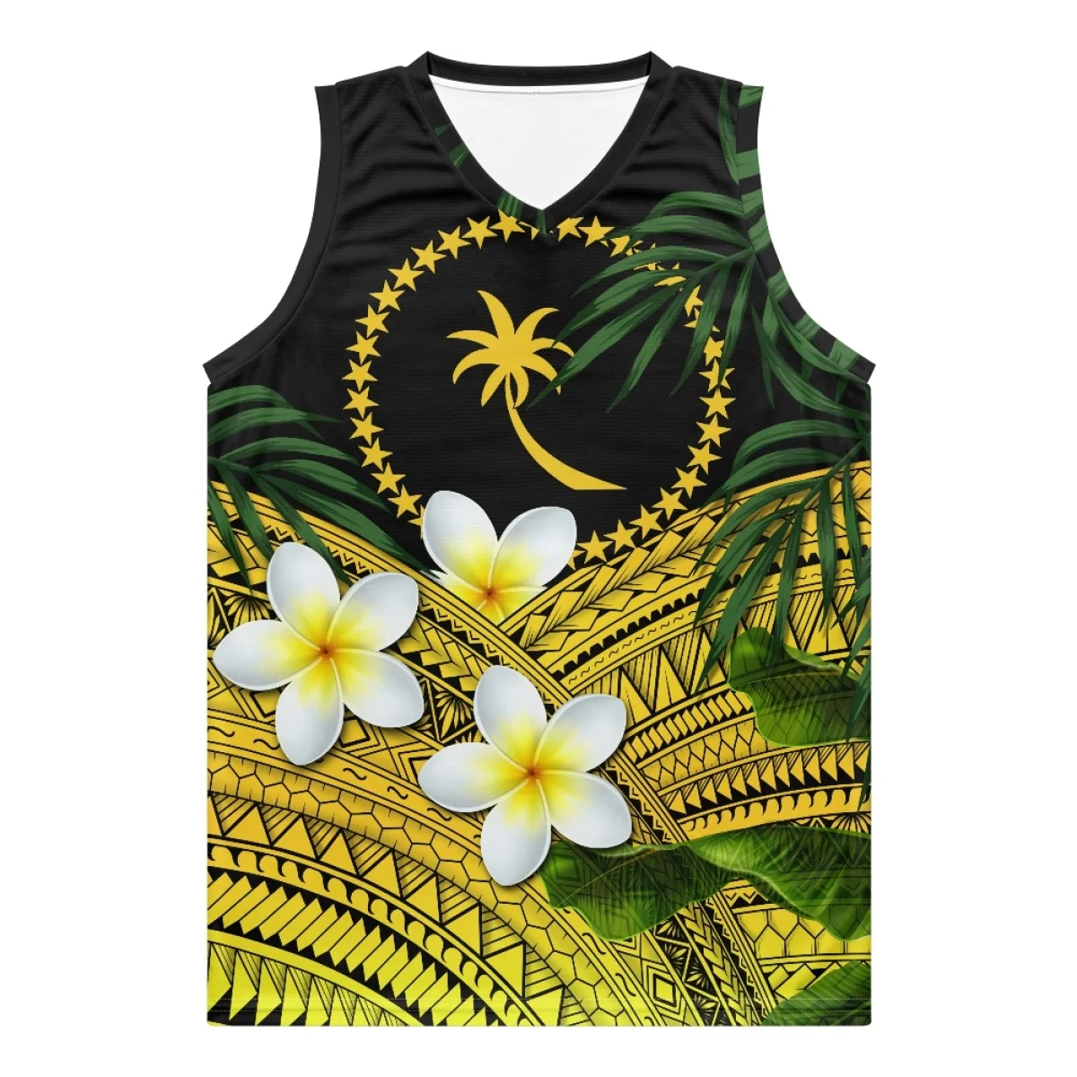 Subliminator Polynesian Design Basketball Jersey